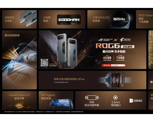 一图读懂腾讯ROG游戏手机6天玑系列新品：旗舰机皇+性能天花板来袭