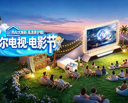 海尔电视首届电影节开幕,暑假焕新首选AI柔光护眼